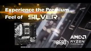 Experience the premium feel of BIOSTAR B650M-SILVER