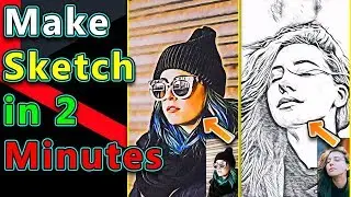 🔥How To Make Sketch🔥 | How To Make Sketch of A Person | Make Sketch From Photo | Sketch Art Pencil