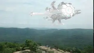 SFS Supreme hovers over mountain