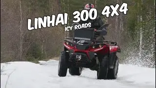 Linhai 300 4X4 | Icy roads GoPro POV