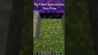 How to make Creeper Portal in Minecraft #shorts #minecraft