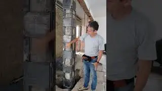 Reinforcing a concrete column