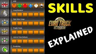 Skills in ETS2 | Best Skill to Assign | Benefits of Each Skill | Euro Truck Simulator 2