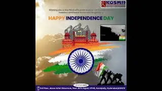 Happy78th Independence day @Kosmiktechnologies #India #Flag #soldier #former #love #august15