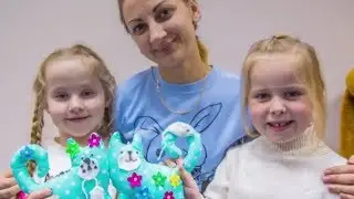 Детский Мастер - Класс, Делаем Кошку и Мышку
