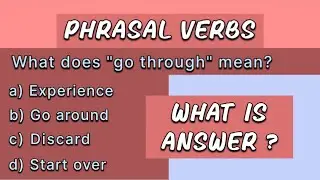 Phrasal verbs | 15 Questions Test | Check Your English