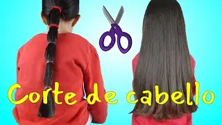 ¿Cómo cortar el cabello largo Recto ? Corta el cabello fácil tu mismo