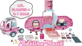 Распаковка ЛОЛ автобус 4 в 1. LOL glamper 4 in 1 O.M.G.