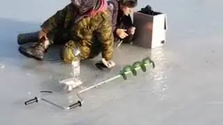 На рыбалке.....