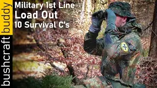 Military Survival Gear Load Out | 10 Survival C's | First Line
