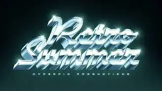 Retro Chrome Text Effect and Logo Style