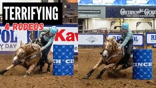 SCARY FALL! Barrel Racing Vlog!