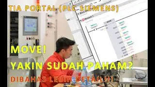 Belajar instruksi MOVE TIA PORTAL PLC SIEMENS