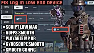 UNLOCK MAX GRAPHICS IN CODM | SMOOTH CONFIG 60FPS AND RENDERING