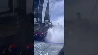 Absolute chaos back in Season 2 🤯 #SailGP