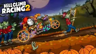 A ZOMBIE... ALIVE? NEW HALLOWEEN EVENT: EVIL DRIVE! - Hill Climb Racing 2 Walktrough