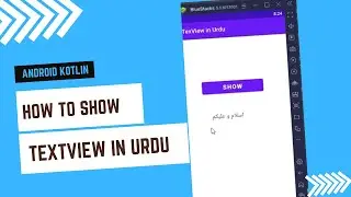 How to show  textView in Urdu #Android Kotlin   #shorts