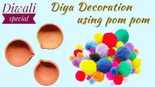 Diya Decoration Ideas for Diwali 2024 | Easy DIY Crafts | Diwali Crafts Ideas #diwalidecoration