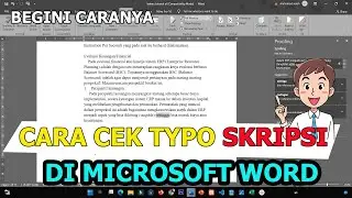 Cara Cek Typo Di Skripsi Hanya Dalam 1 Detik Di Microsoft Word