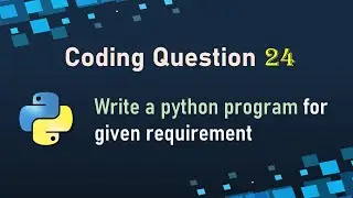 Python Interview Question and Answer | Python Interview | Python Programming Question