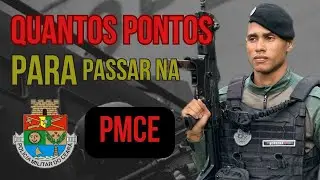Qual foi a nota de corte PMCE 2021 e 2023 - Quantos pontos para passar? - T2 em breve!!