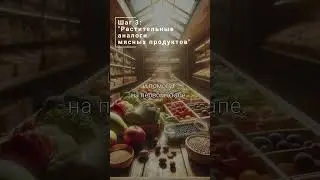 3 шаг для грамотного перехода на вегетарианское питание "Растительные аналоги мясных продуктов"