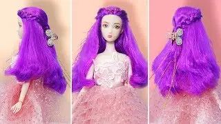 Barbie Hairstyles Tutorial | Gorgeous Party Hairstyles for Barbie Dolls