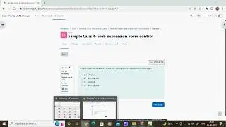 sample web quiz form