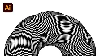 How To Draw Abstract Vortex with Adobe Illustrator Tutorial | Ahoo