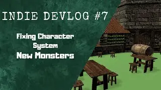 Indie Game Devlog #7- Fixing Character System and Adding New Monsters/NPC