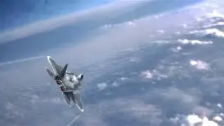 F-22 CGI flight test