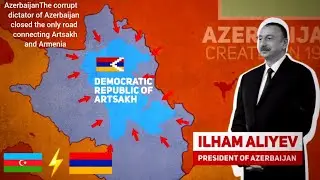 The corrupt dictator of Azerbaijan closed the only road connecting Artsakh and Armenia