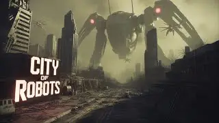 1 Hour City of Robots - Dark Synthwave Mix 2025 Dystopian Post-Apocalypse