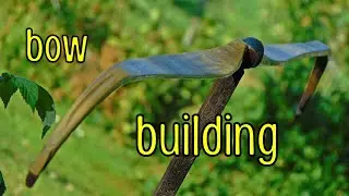 Making a Black Locust Recurve Bow in Silence