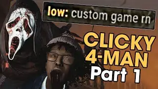 Destroying Another CLICKY 4-MAN, Pt. 1 | Dead By Daylight, CMWinter