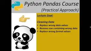python pandas course-dealing with wrong data in DataFrame