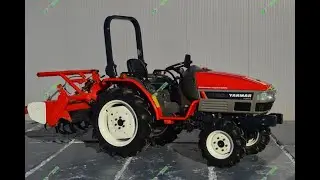 Japanese mini tractor Yanmar F-190 4WD hitch and three-point hitch