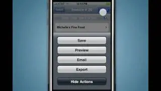 Invoice2go: an iPhone app screncast from Scraster