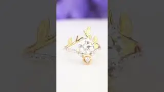 Custom Hand-Crafted Diamond Engagement Ring