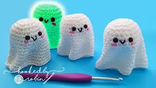 Crochet Amigurumi Ghost - NO SEWING REQUIRED 👻