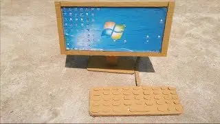 How To Make A Computer. How To Make A PC. Cardboard computer.