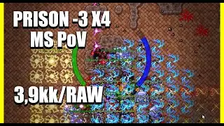 Tibia | Hunt Prison x4 Ponto de Vista do MS | 3,9kk/raw