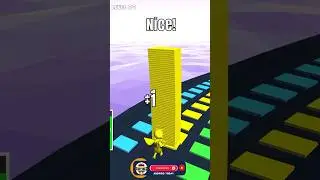 Stack Rider 3D game in MAX LEVEL Level ( Level - 09 ) #shorts #gaming #stackrider