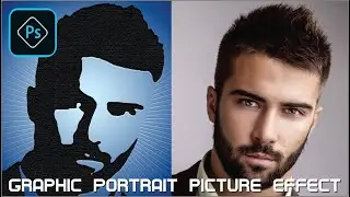 Photoshop CC : How to Create Graphic Portraits from Photos| Threshold Effect| Photo Editing| 2021