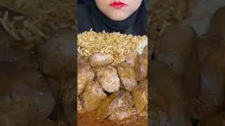 ASMR EATING CHICKEN LIVER CURRY,FOOD VIDEOS