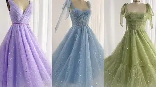 Making bling bling star tulle dresses collections  #fashion #dress #creative #sewing #prom