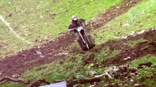 Hill climb dirt bike