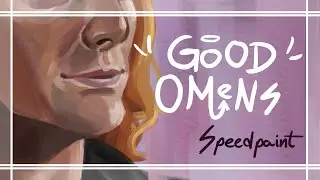 Good Omens - Crowley l Speedpaint #3