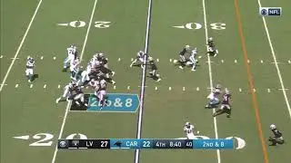 Robby Anderson 75-Yard Touchdown | Raiders vs Panthers Week 1 NFL