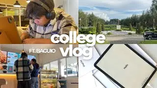 PRODUCTIVE STUDY VLOG📚: engineering student, solo in baguio, ipad notetaking | Jett Alejo